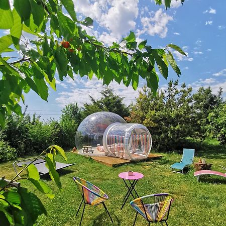La Bulle Des Champs Bed & Breakfast Champmotteux Bagian luar foto