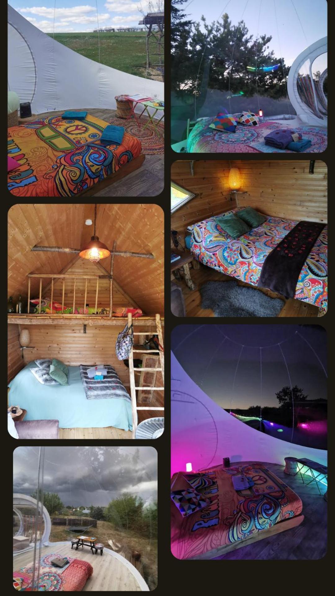 La Bulle Des Champs Bed & Breakfast Champmotteux Bagian luar foto