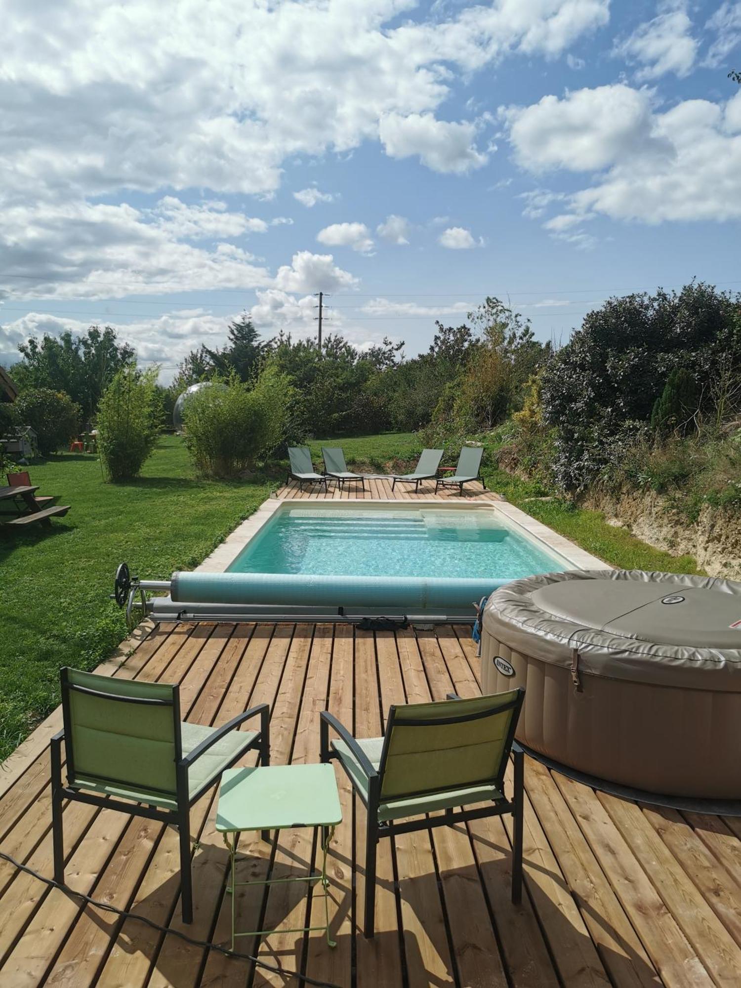 La Bulle Des Champs Bed & Breakfast Champmotteux Bagian luar foto