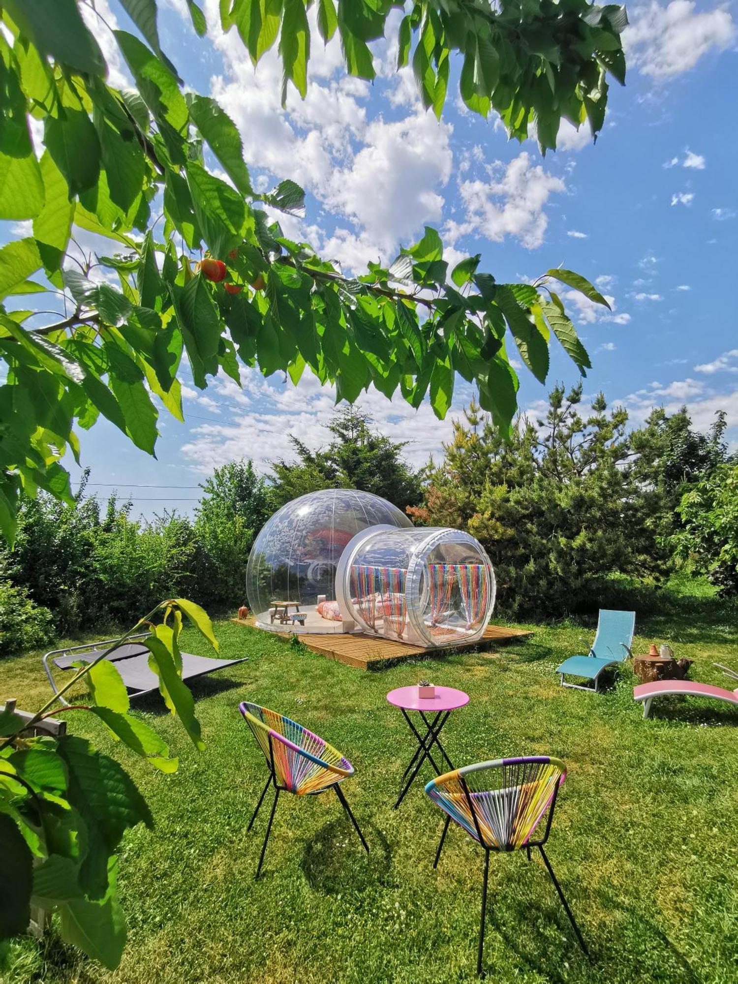 La Bulle Des Champs Bed & Breakfast Champmotteux Bagian luar foto